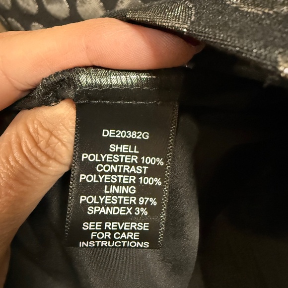 NWT Ark and Company Sleeveless Flare dress with metallic circles, Small - Picture 7 of 7